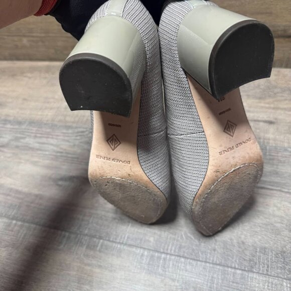 Donald Pliner Suzette Taupe Textile Pumps Women's Size 9 - Picture 4 of 7